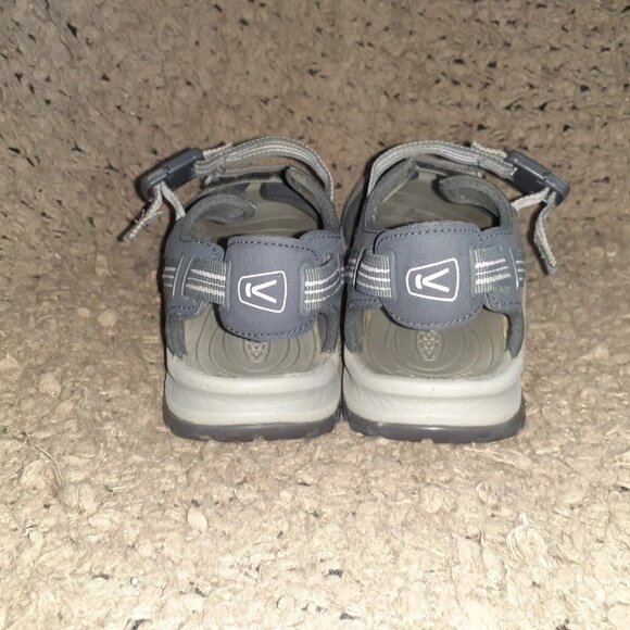 KEEN-Terradora Strap Sport Sandals-Dark Gray/Pink-Sz 8-Excellent - Picture 5 of 7